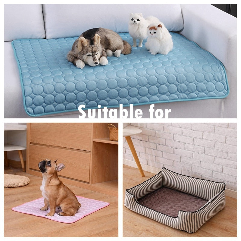 Pet Summer Cooling Pad, Breathable Mat