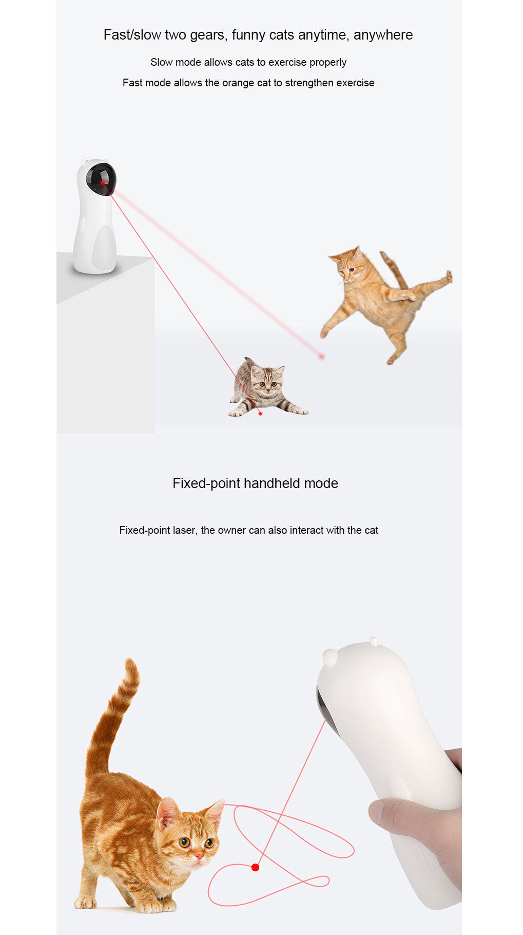Smart Laser Interactive Toy for Cats Dogs