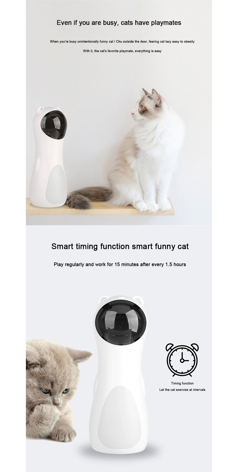 Smart Laser Interactive Toy for Cats Dogs