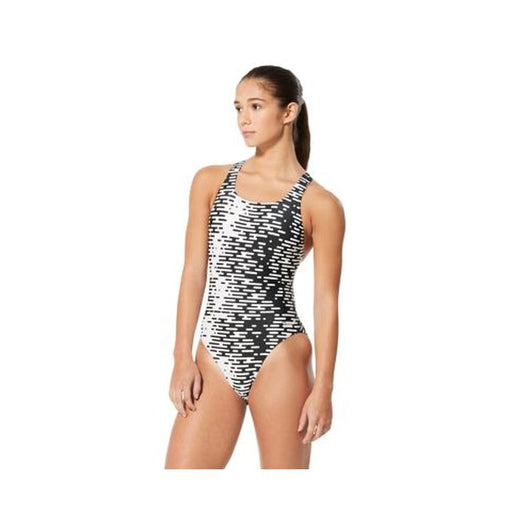 Speedo Women's Fusion Vibe Crossback One Piece Swimsuit at