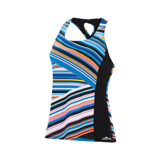 Women's Aquashape Twish Back Tankini Top: Black – Dolfin Swimwear