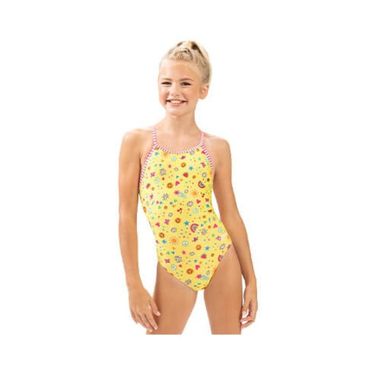 Uglies Girls Stargazer Criss-Cross Back One Piece Swimsuit – Dolfin Swimwear