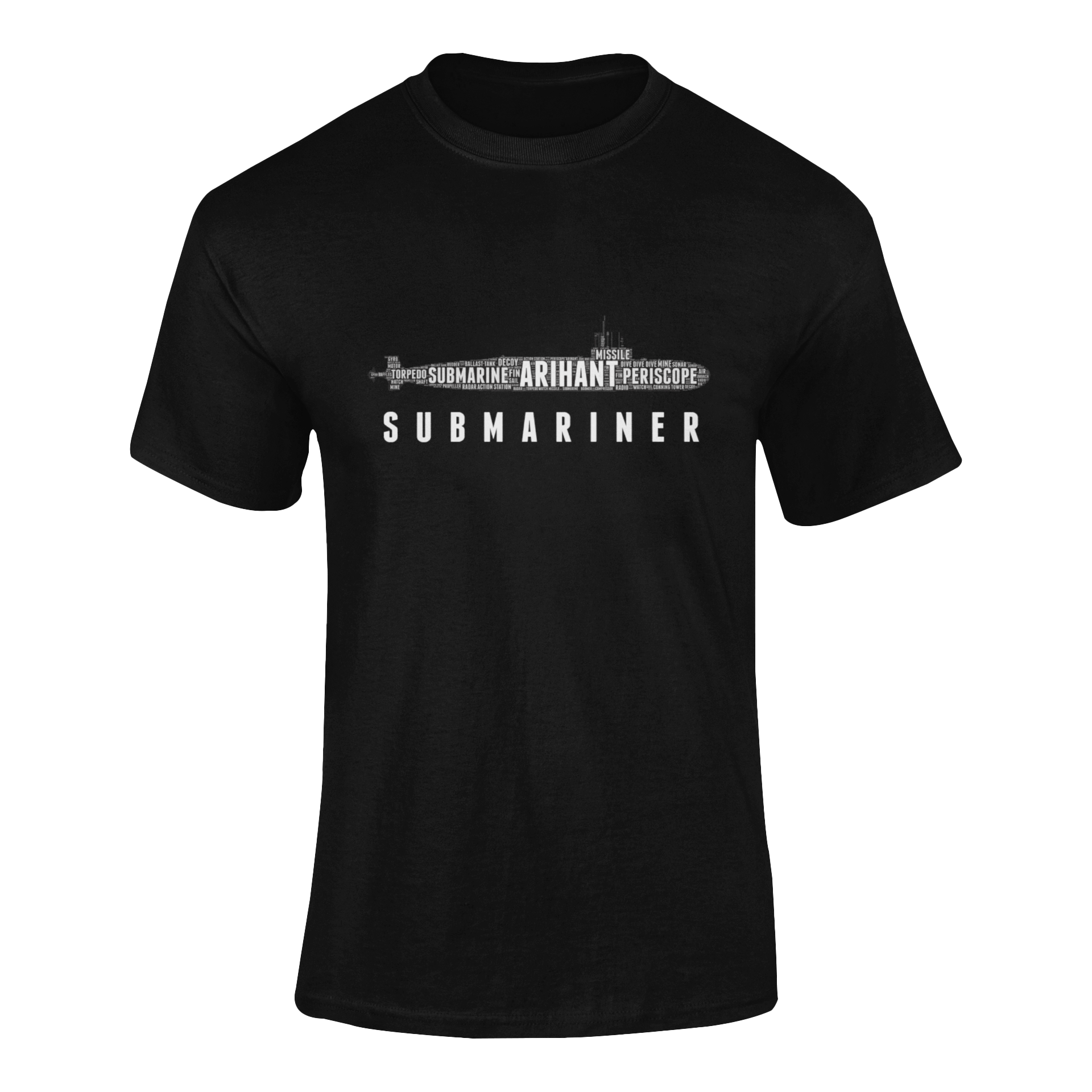 Men's Navy T-shirt, Navy, Submariner