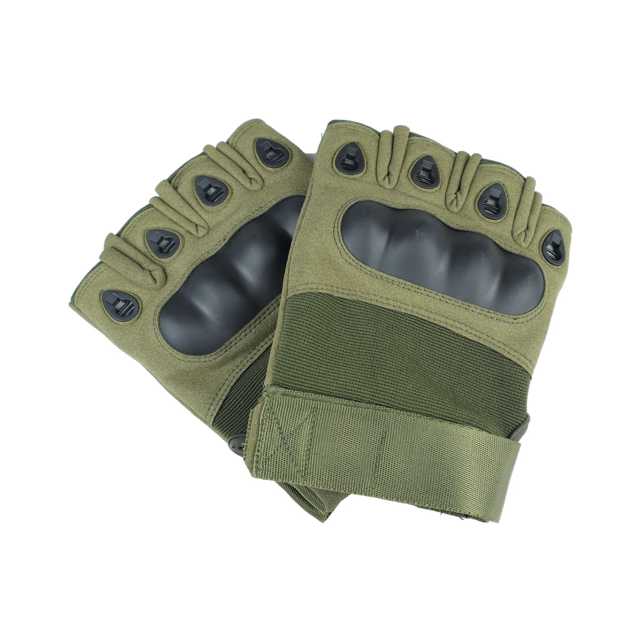 Tactical Fingerless Gloves- Olive Green – Olive Planet