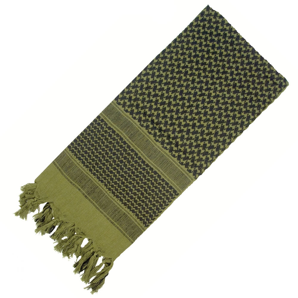 tactical shemagh olive green classic pattern