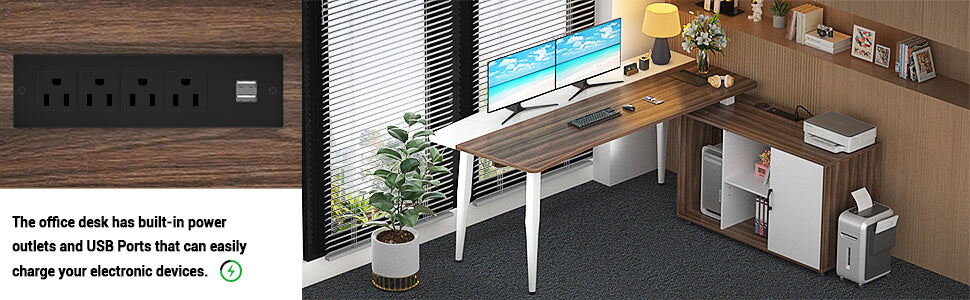home office l shaped desk