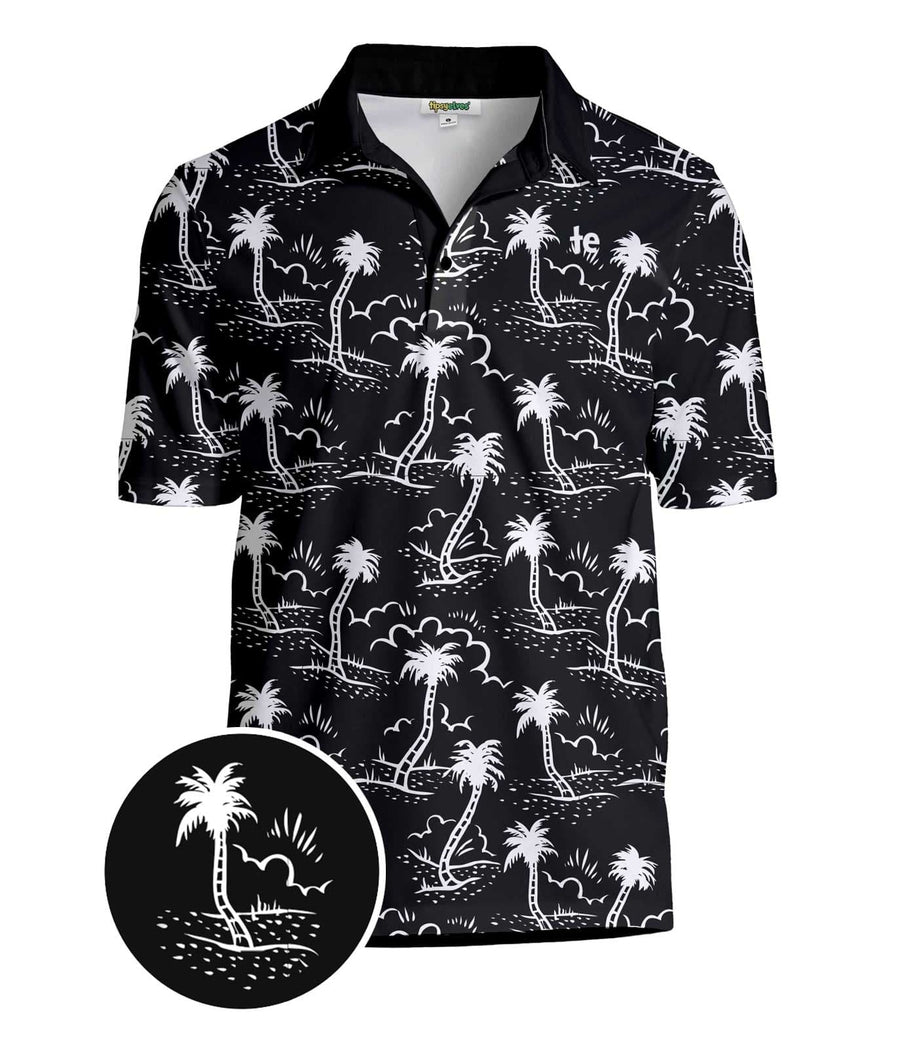 Slice of Sunset Golf Polo: Men's Golf Outfits