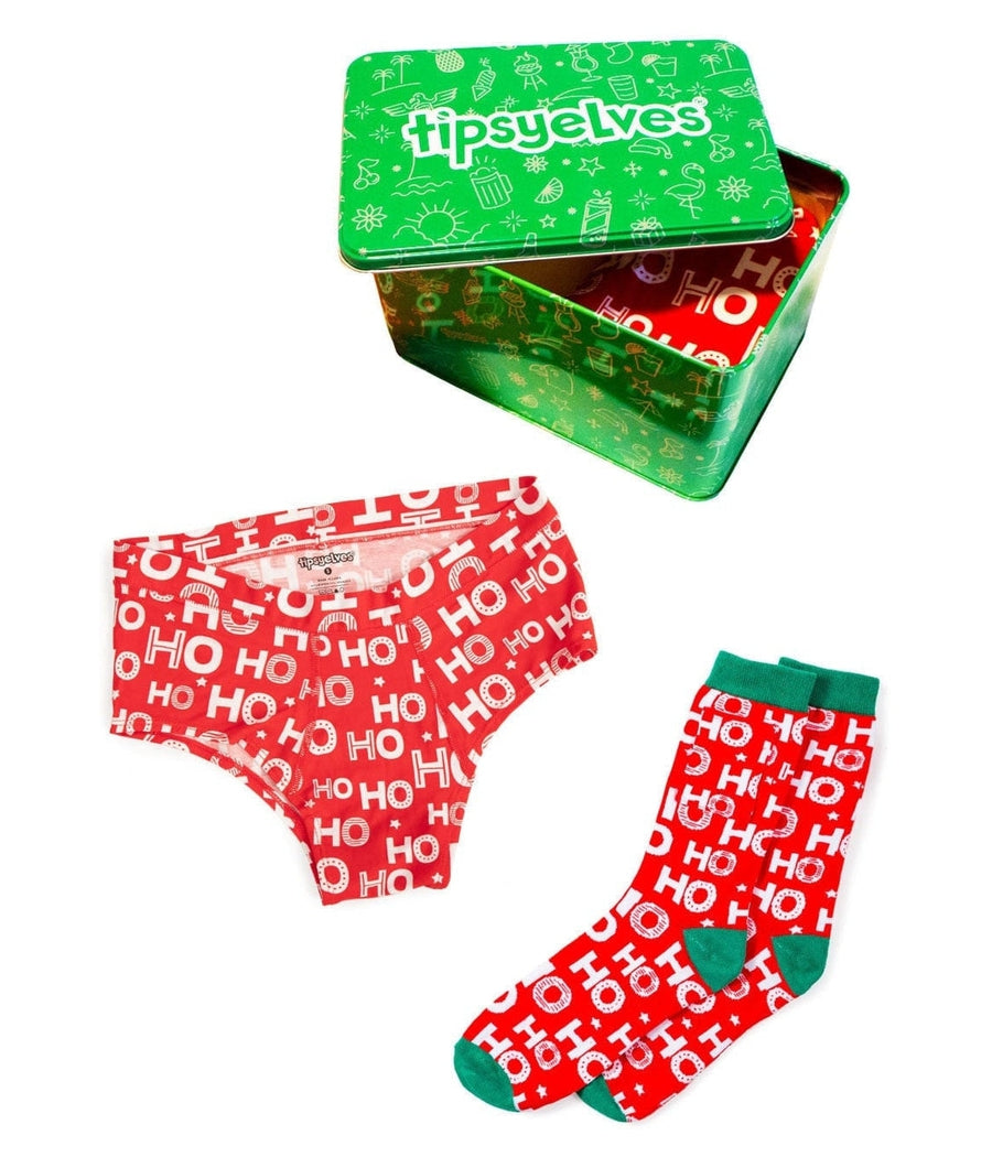 TARGET Boxer Briefs & Socks Set Sz XL Men's Holiday HO! HO! HO