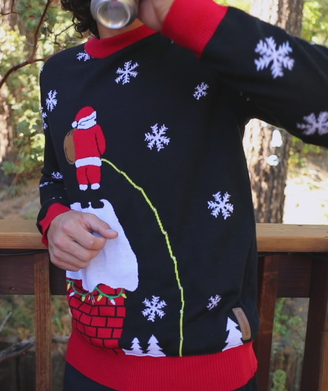 how to make light up christmas sweater