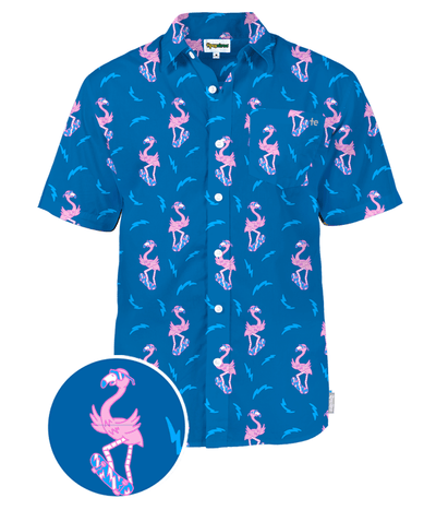 Blue Botanics Hawaiian Shirt: Men's Summer Outfits | Tipsy Elves