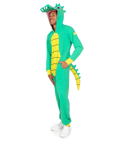 Tipsy Elves Men's Duck Movie Hockey Costume | Fun Halloween Adult Costume | High Strength & Durable Material | Green