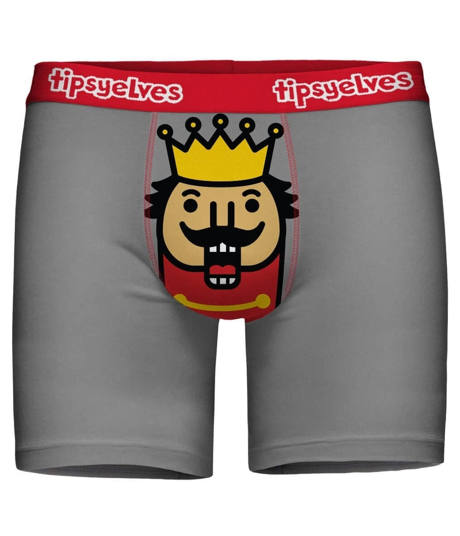 Moose On Plaid Boy's Boxers — Polar Bear Gifts