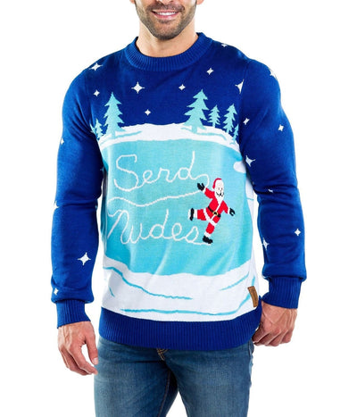 Minion Atlanta Braves Ugly Christmas Sweater Let It Snow Shirt