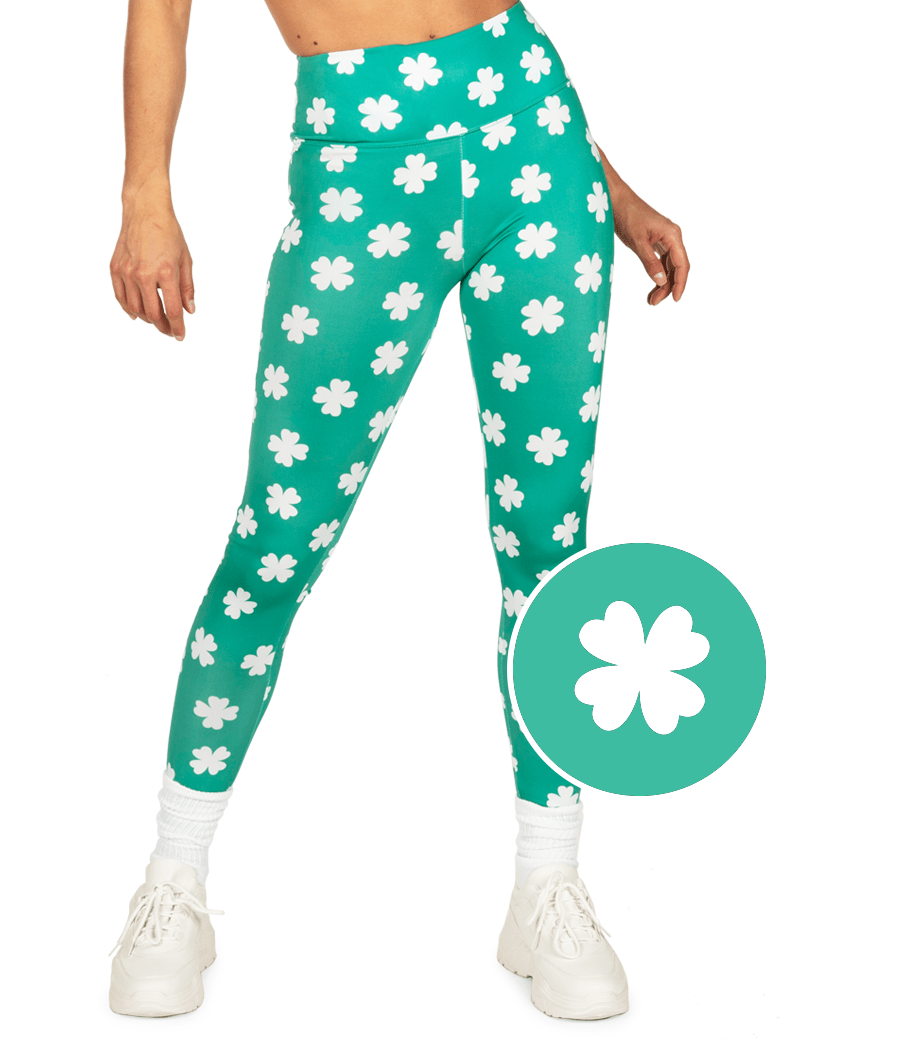 Green and White Big Polka Dot Leggings, Leggings Women, Winter and Holiday  Leggings for Women, Plus Size Christmas Party Pants Clothing -  Ireland