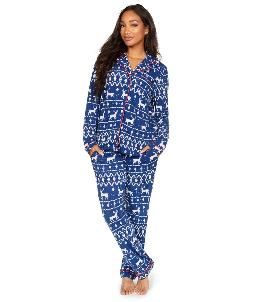 amaxer Women's Flannel Pajama Set 100% Cotton Soft Christmas Pajamas For  Women Long Sleeve Pjs Button Down Warm Sleepwear, Blue Flower, Small :  : Clothing, Shoes & Accessories