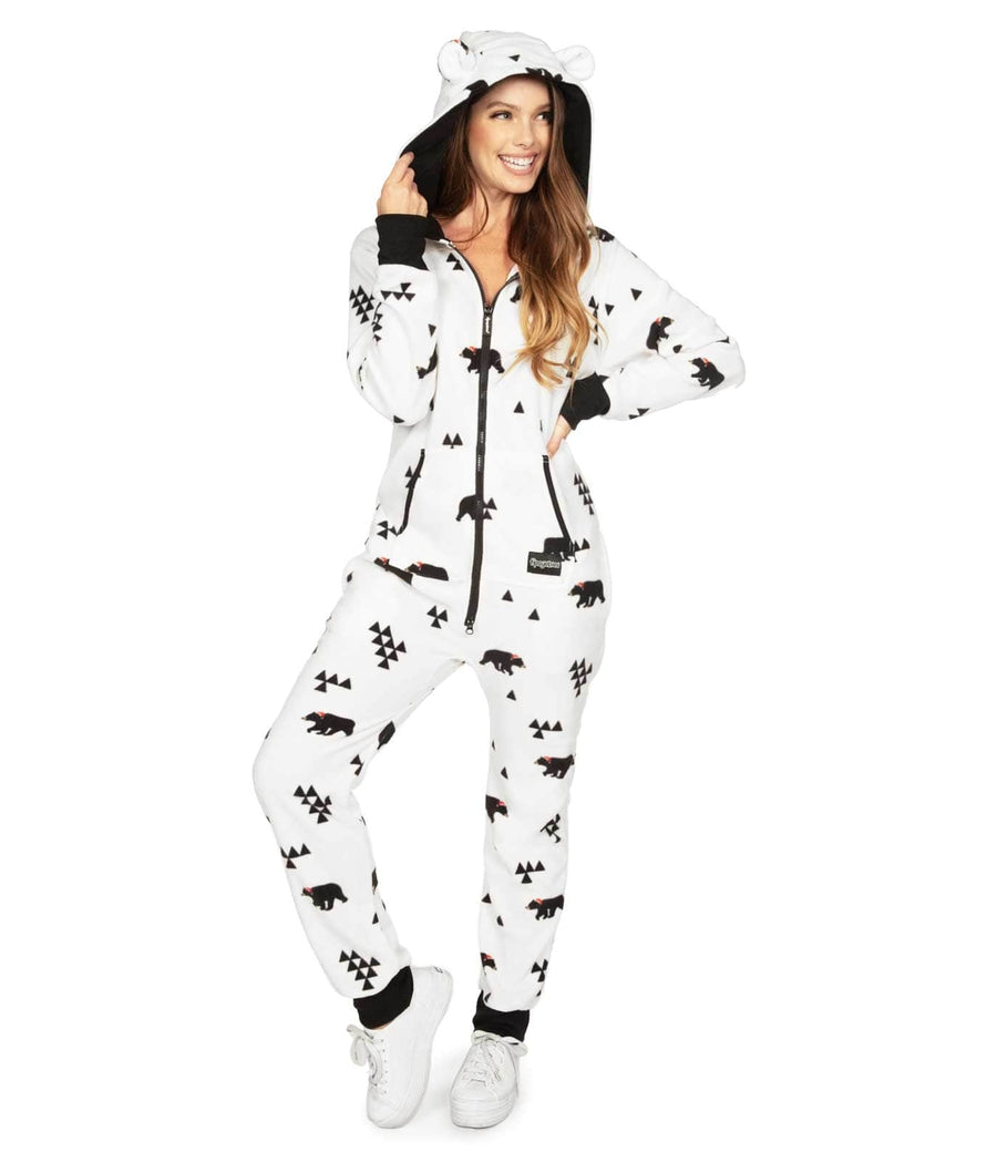 Women's Buffalo Print Christmas Jumpsuit