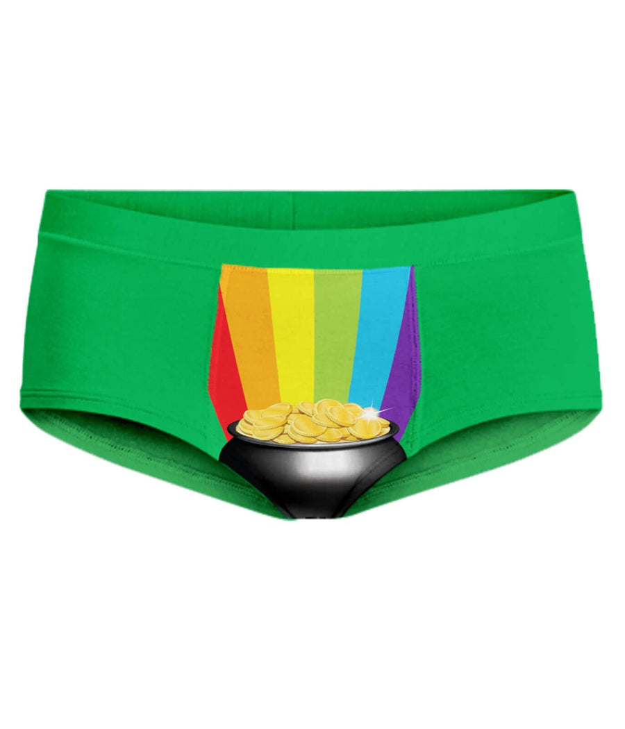 DEZIRO Lucky Irish Shamrock Women Panties Soft Low Waist Briefs for Women :  : Fashion