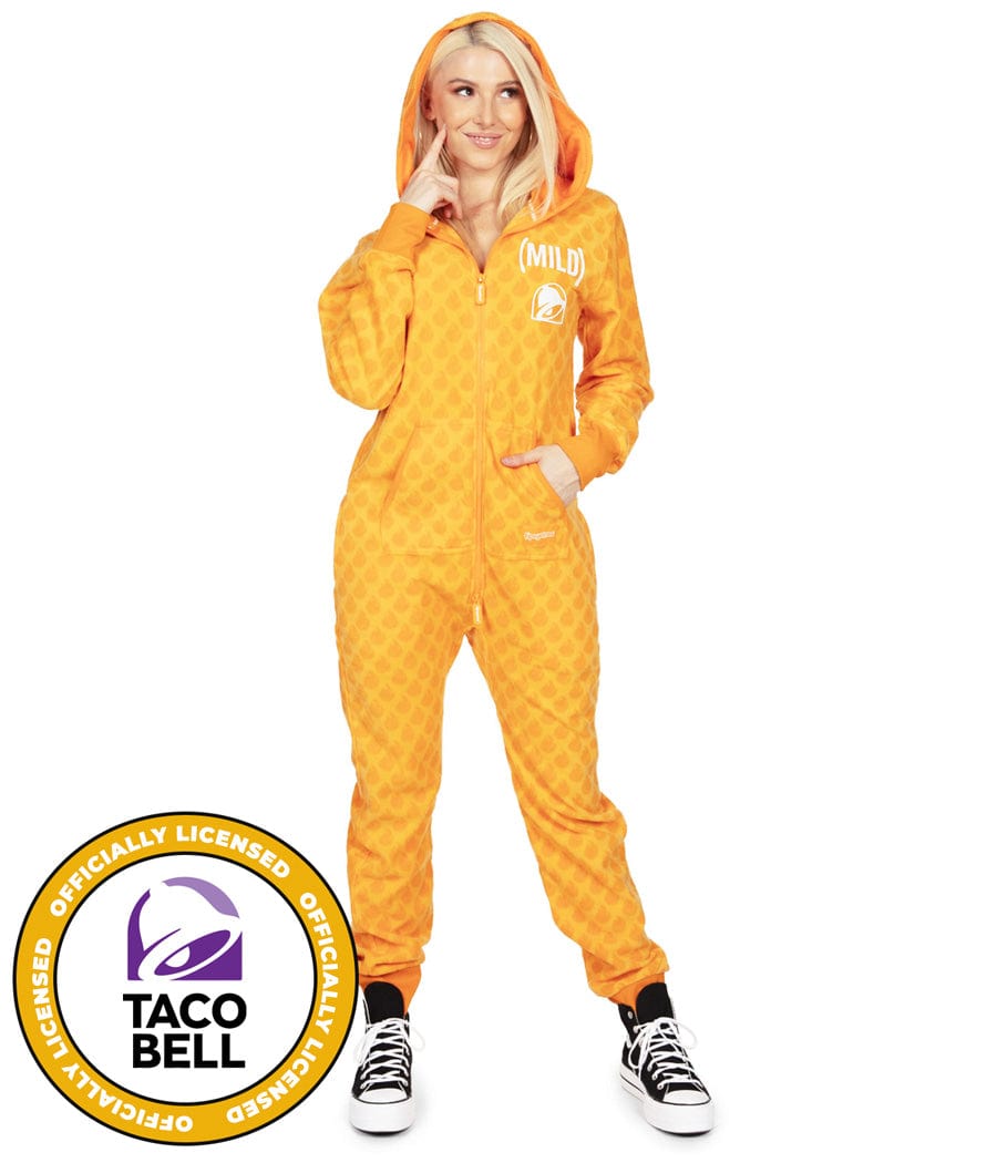 Taco Bell Fire Sauce Men's Jumpsuit | Tipsy Elves