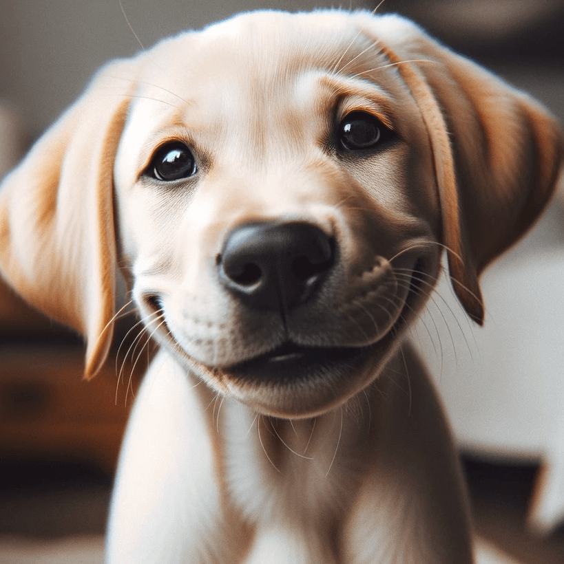 Playful Dalmador puppy