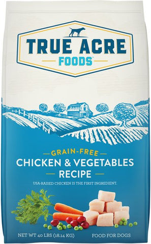 True Acre Foods Grain-Free Chicken & Vegetable Dry Dog Food