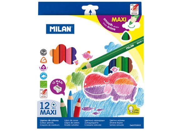 MILAN Coloured Pencils Box 36 Multicolor
