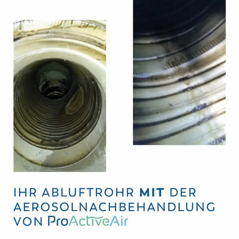 Ihr Abluftrohr mit der Aerosolnachbehandlung von ProActiveAir