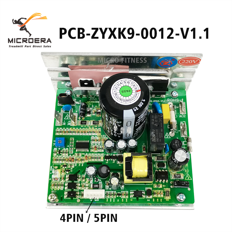 Original PCB-ZYXK9-0012-V1.1 Treadmill Motor Speed Controller PCB ZYXK9 0012 V1.1 for BH fitness T100BT6441 Treadmill Lower Control Panel Circuit board Driver Motherboard Repair