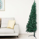 GrandHome Artificial Half Christmas Tree with LED&Stand Green Décor Multi Sizes