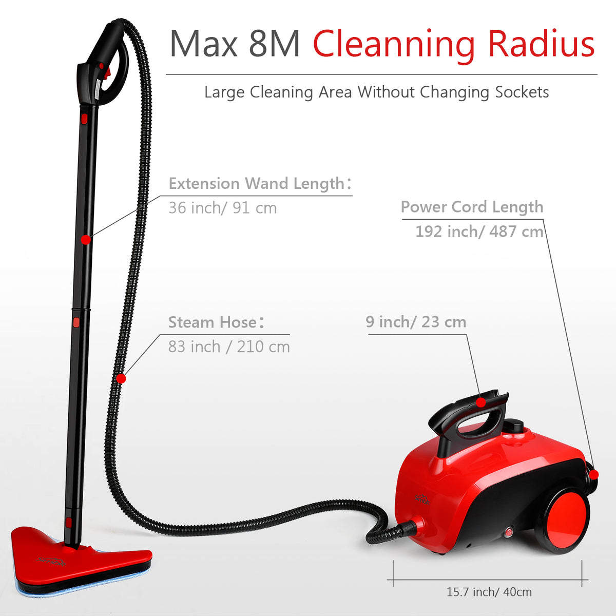 Steam cleaner 2 in 1 фото 95