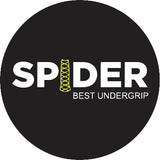 Logo for Spider Undergrip, a company that makes beach tennis under-grips and apparel.