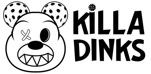 Killa Dinks Pickleball Brand Logo. Shop Killa Dinks at iamRacketsports.com/iam-pickleball.com