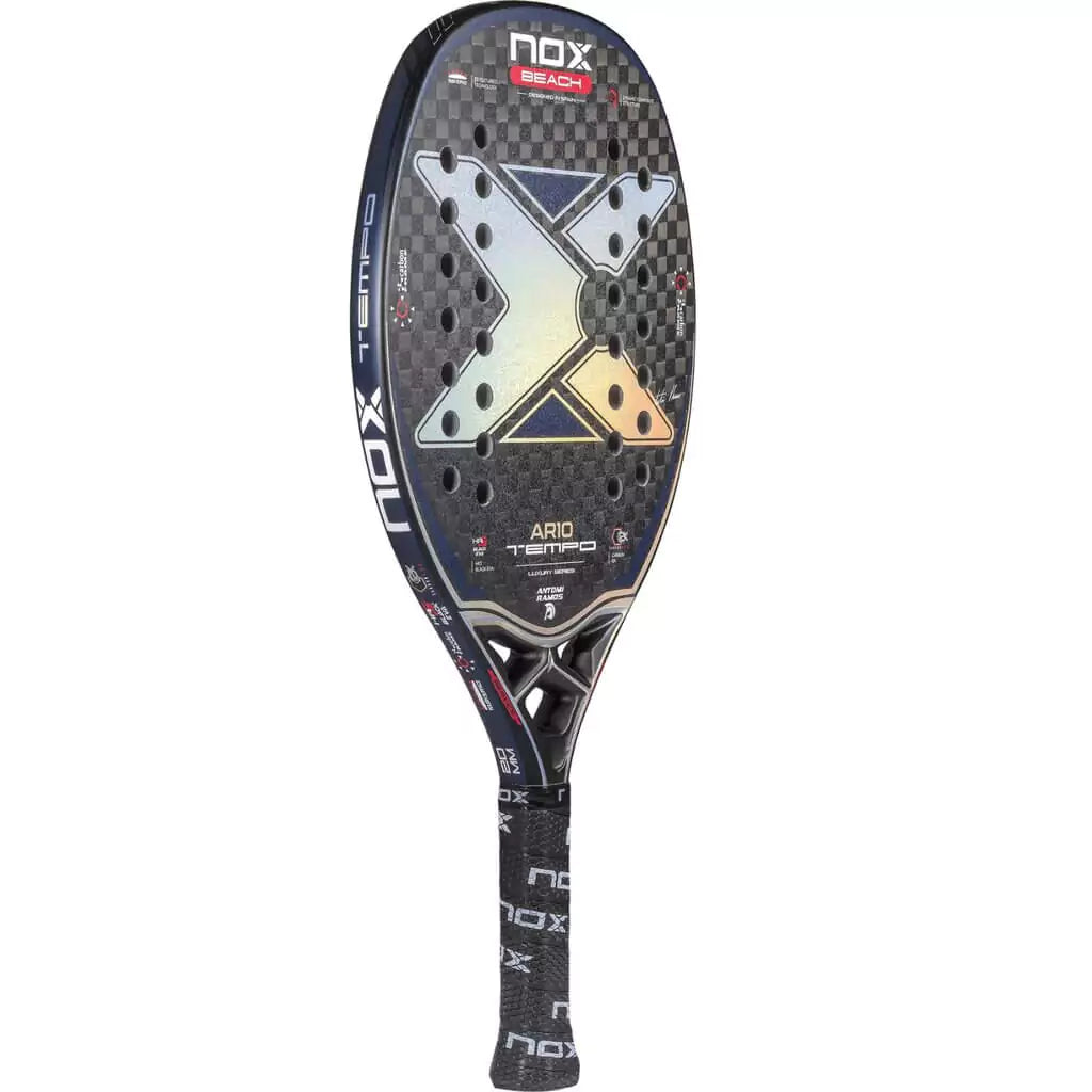 NOX Beach AR10 TEMPO 2022 Luxury Beach Tennis Paddle, Raccetta, Raquet