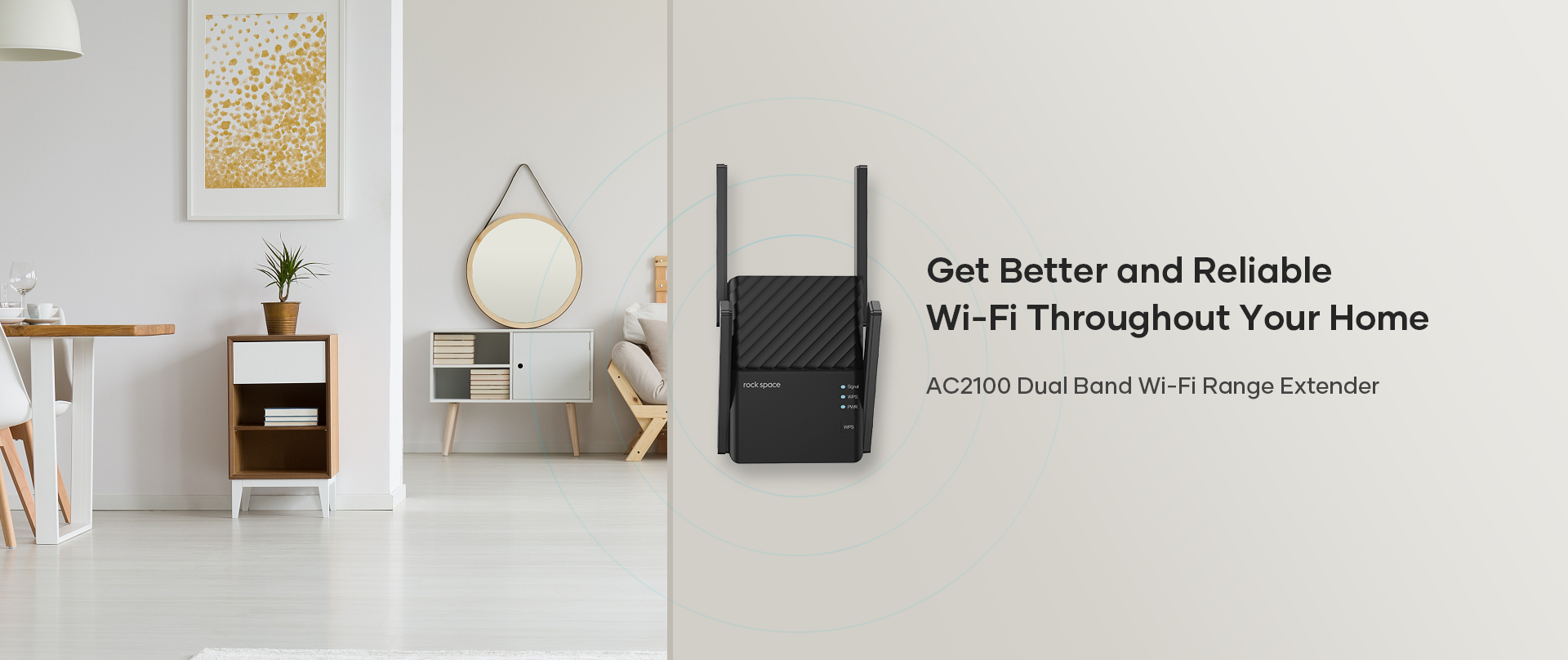 AC2100 Dual-band Wi-Fi Range Extender New