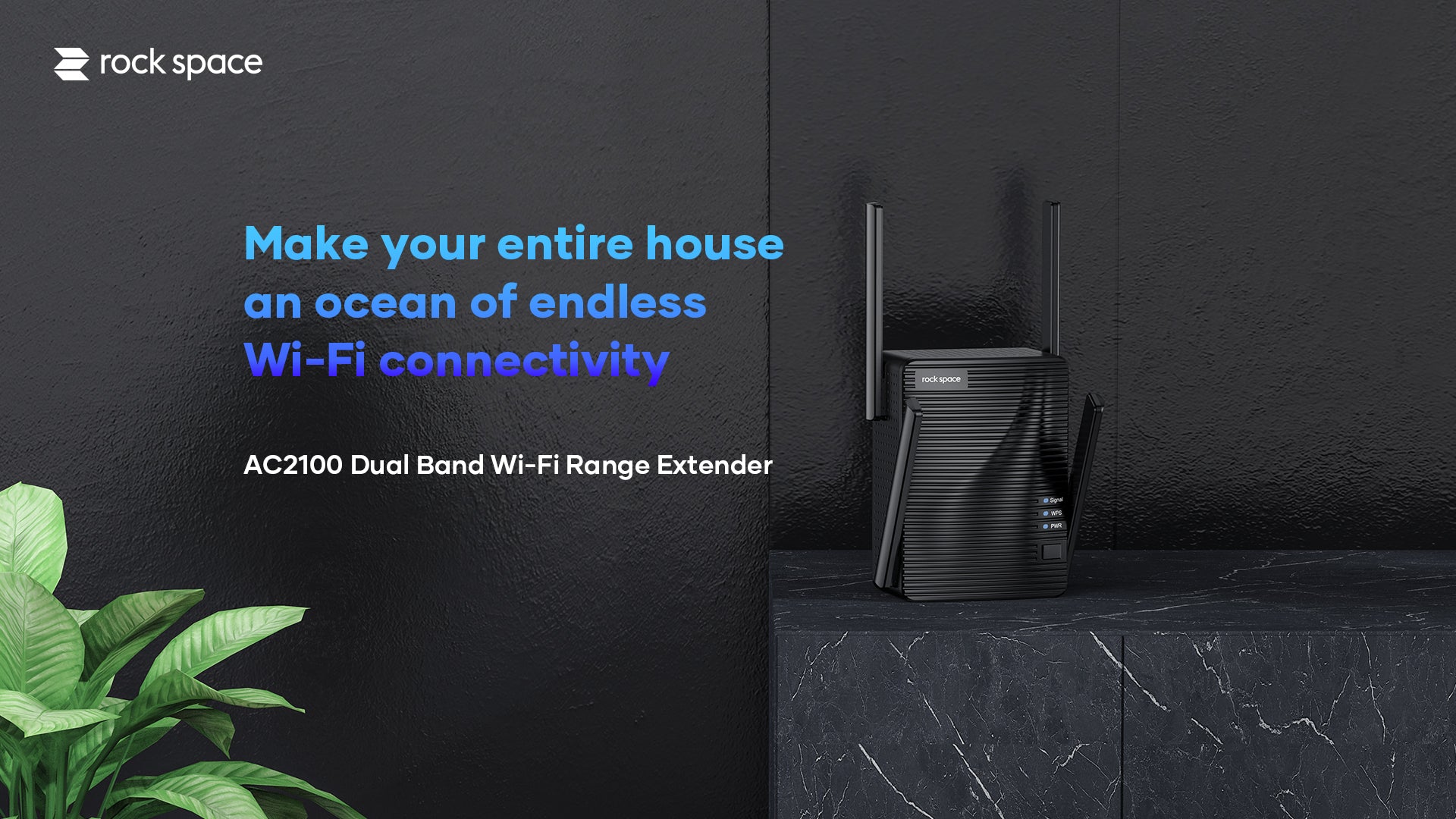 rockspace AC2100 dual-band Wi-Fi range extender