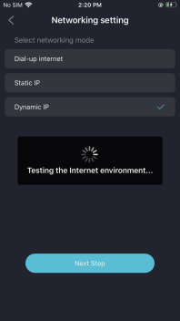 Network settings