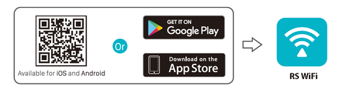 download RS WiFi App from App Store or Google Play