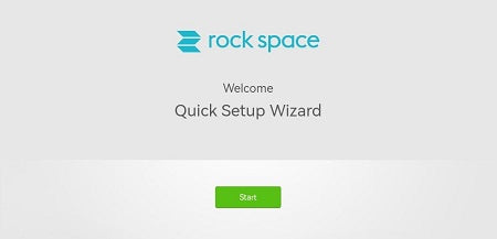Quick Setup Wizard of rockspace router