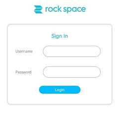 Sign in to rockspace extender