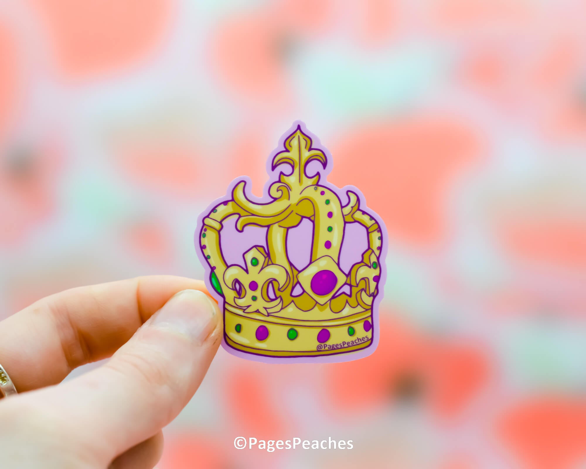 Cute Crown Sticker - Sticker Mania