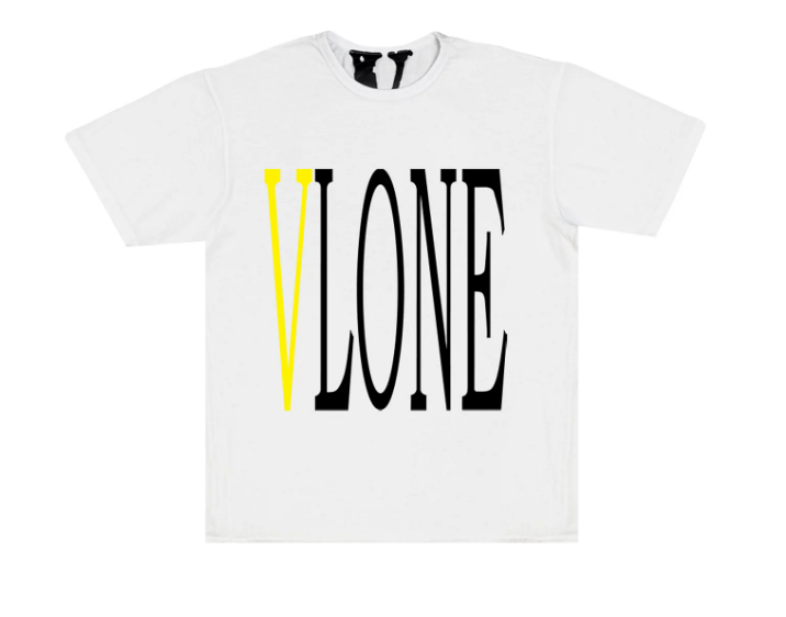 Yellow discount vlone shirt