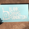 Blank Canvas Foundation Logo Decal