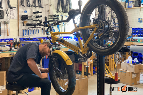 fat tire electric bike hand built in the usa