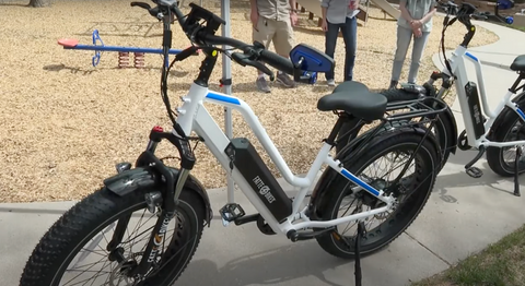 The City of Mountain View Police bought two custom fat tire electric bikes to replace one patrol car.