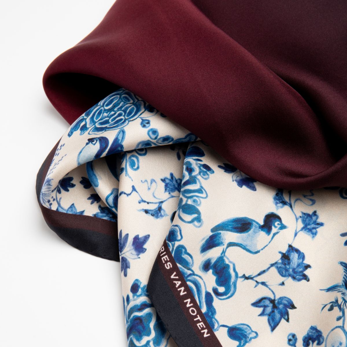 DRIES VAN NOTEN FLOWER SCARF-