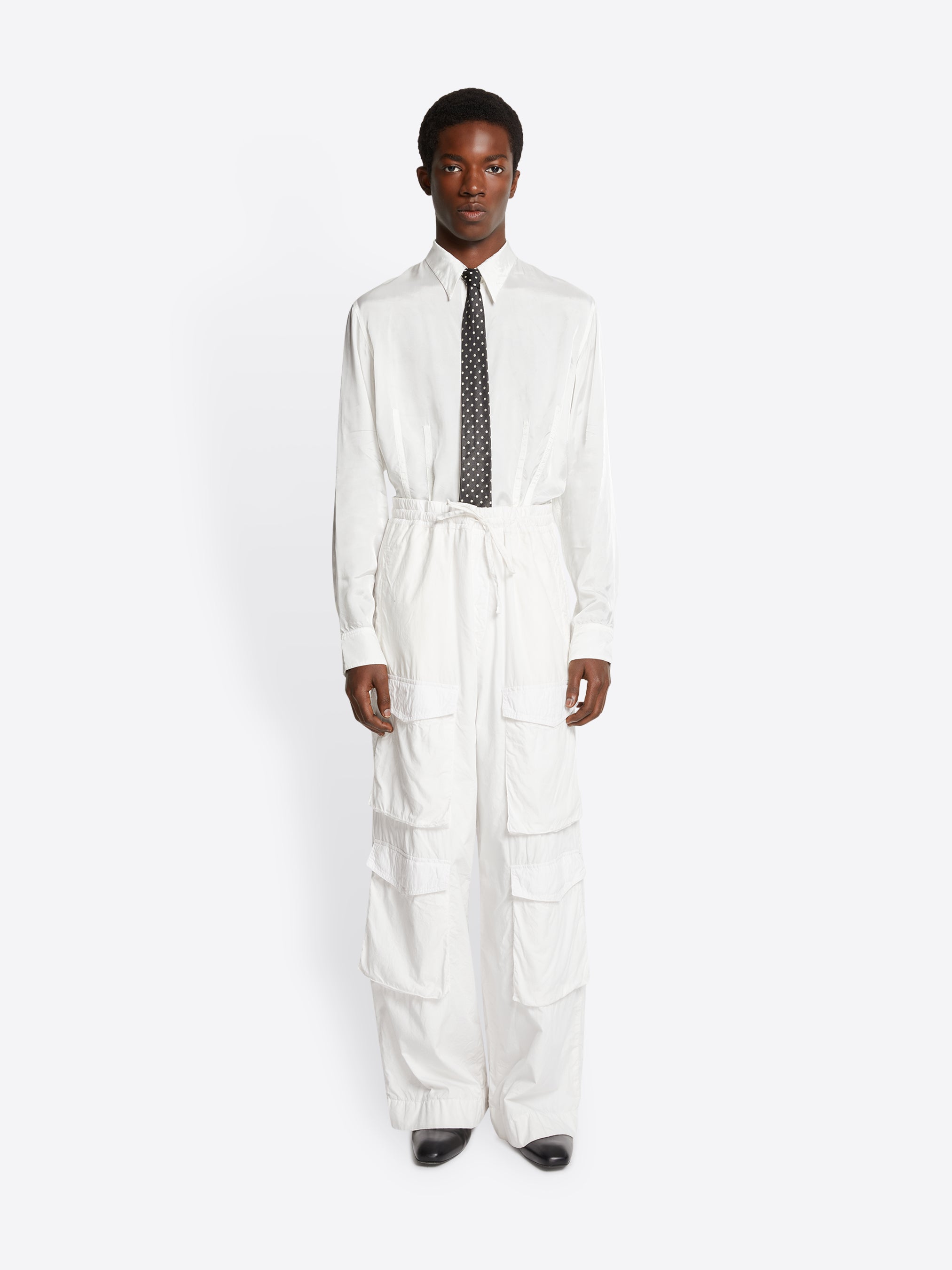 DRIES VAN NOTEN ARCHIVE CARGO WHITE 44-