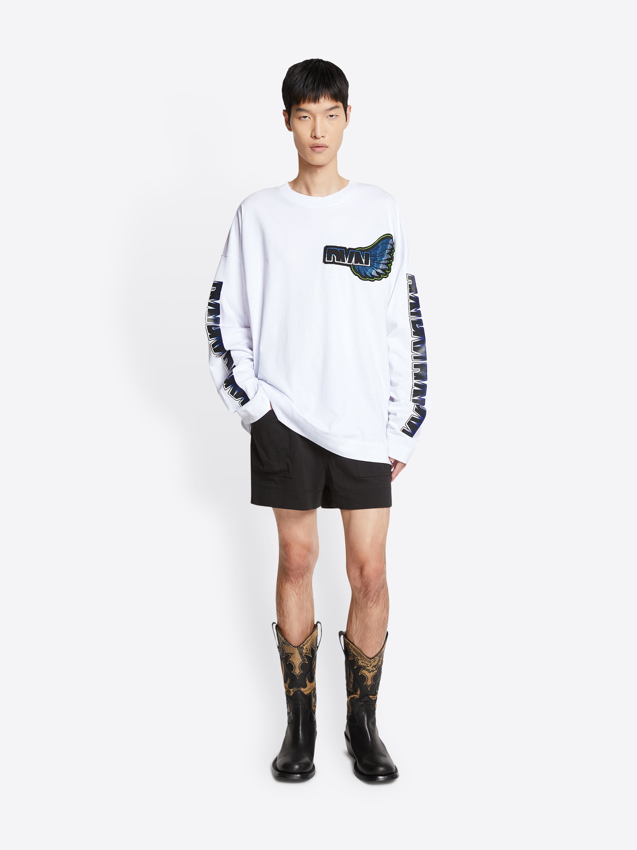 Printed long sleeve tee - Spring Summer Men | Dries Van Noten