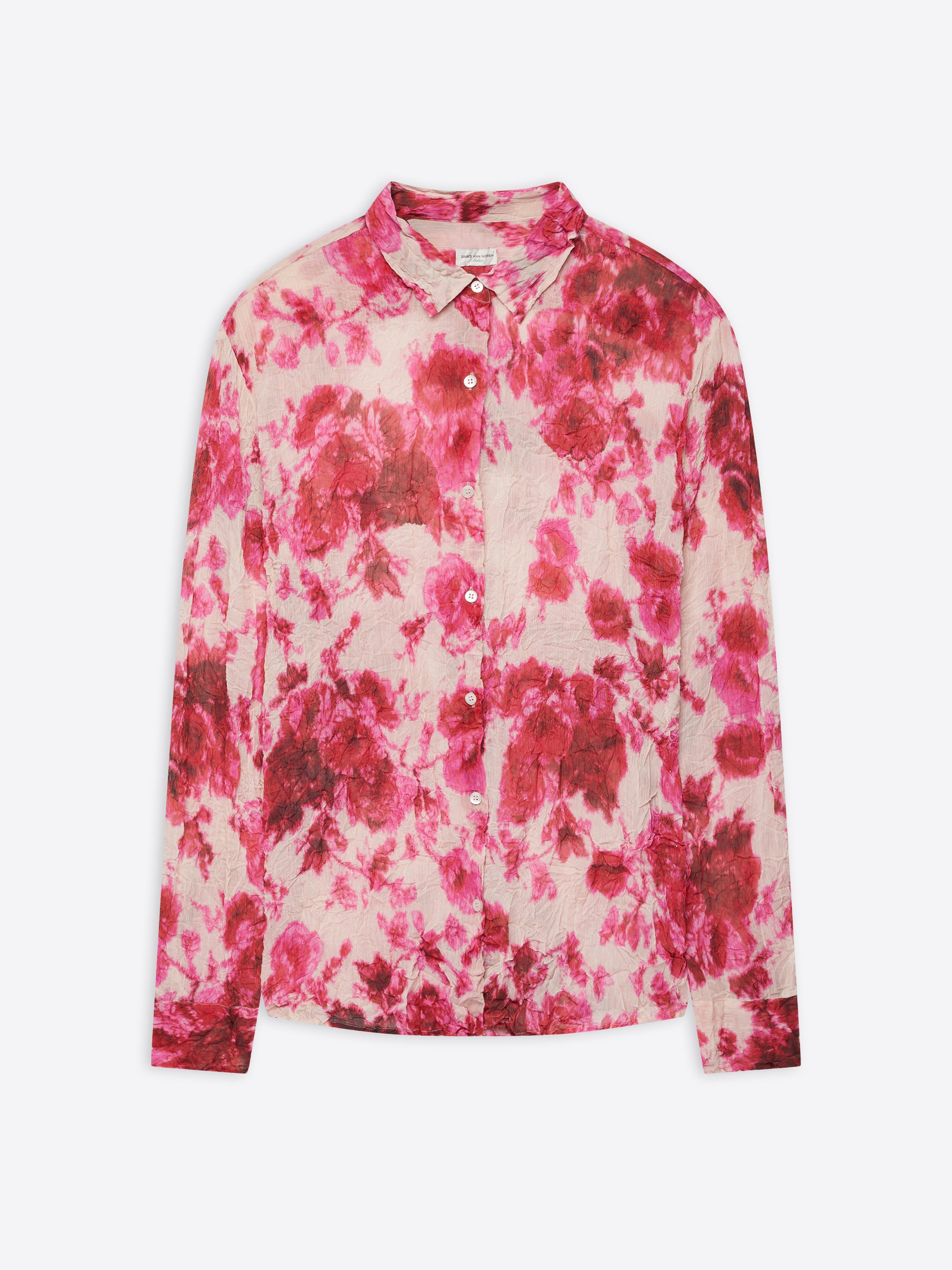 Floral crushed shirt - Spring Summer Women | Dries Van Noten