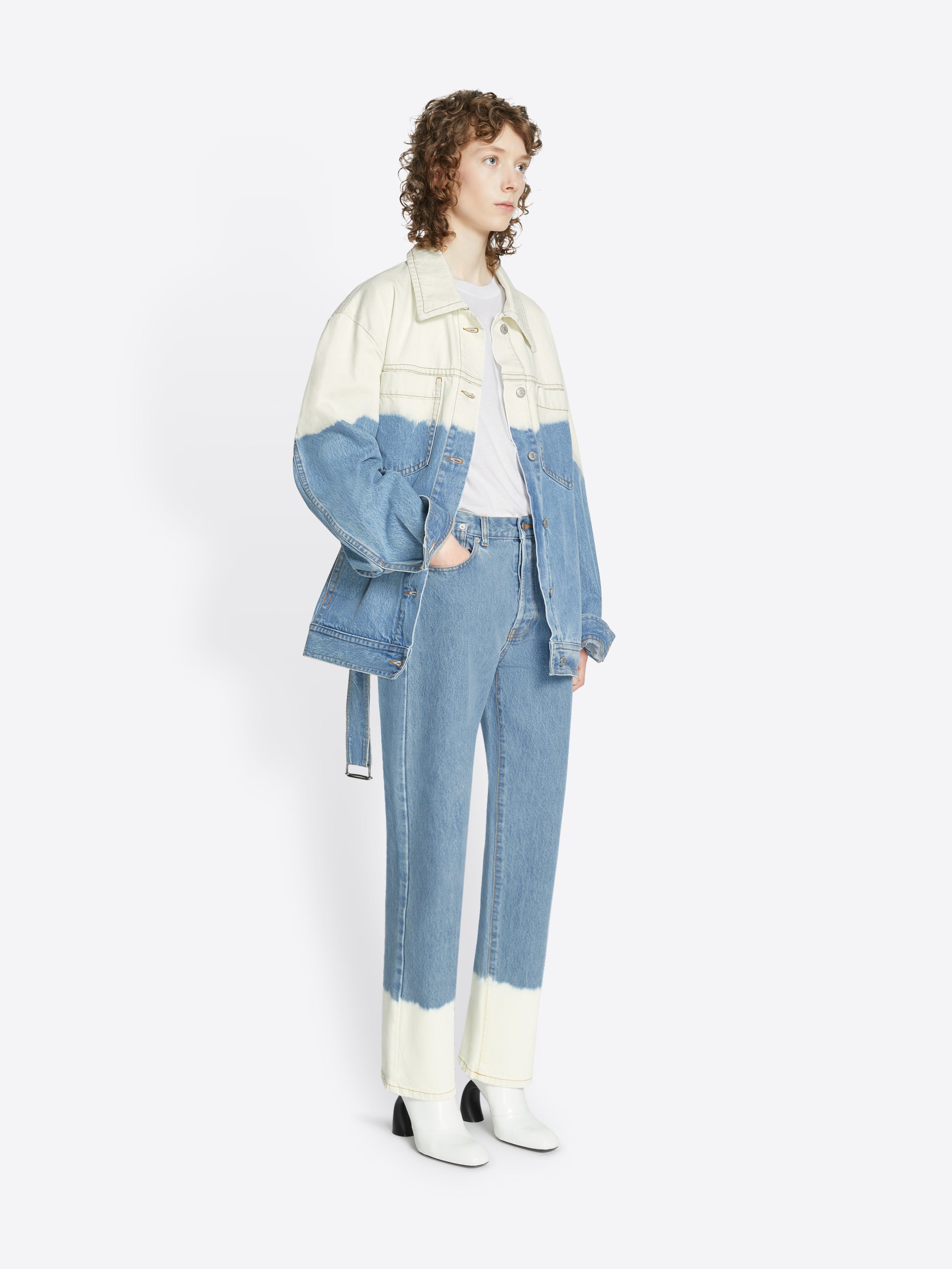 Belted denim jacket - Women Denim Capsule | Dries Van Noten