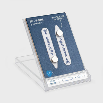 2.0 Stiff-N-Stays Plastic Magnetic Collar Stays