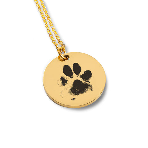 Collier Personnalisé pate empreinte Chien